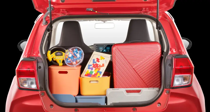 Spacious Luggage Space