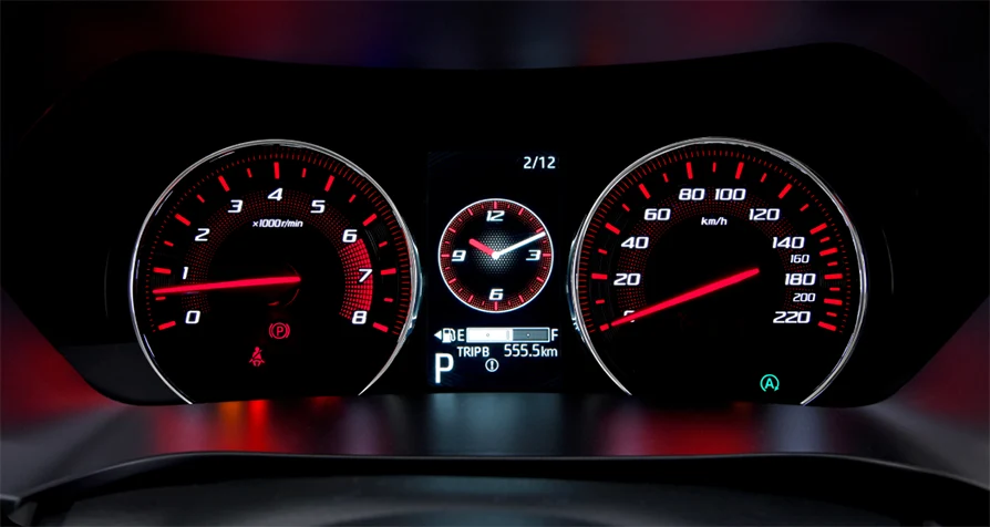 New Meter Cluster Design with 4.2 TFT